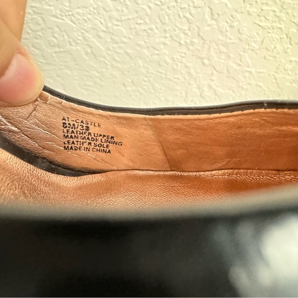 Arturo Chiang Castle Woven Leather Pump Heels in Black and White - Picture 6 of 8